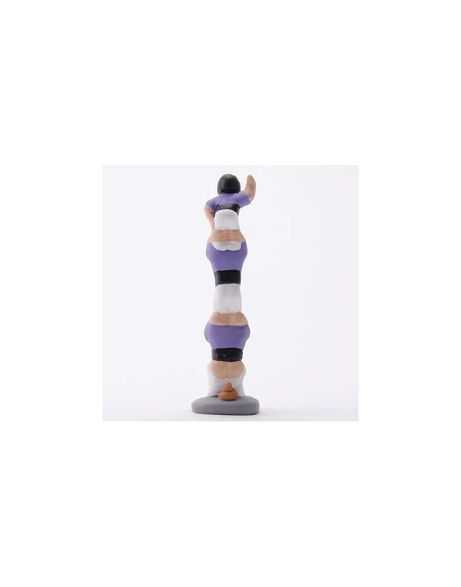 Figura de Caganer Casteller Lila de Alta Calidad - Compra Ahora