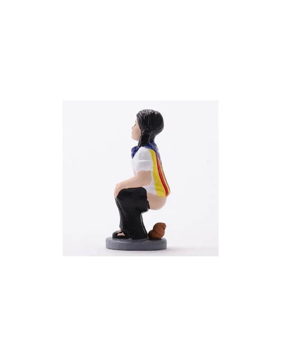 Figura de Caganer Chica Independentista de Alta Calidad - Compra Ahora