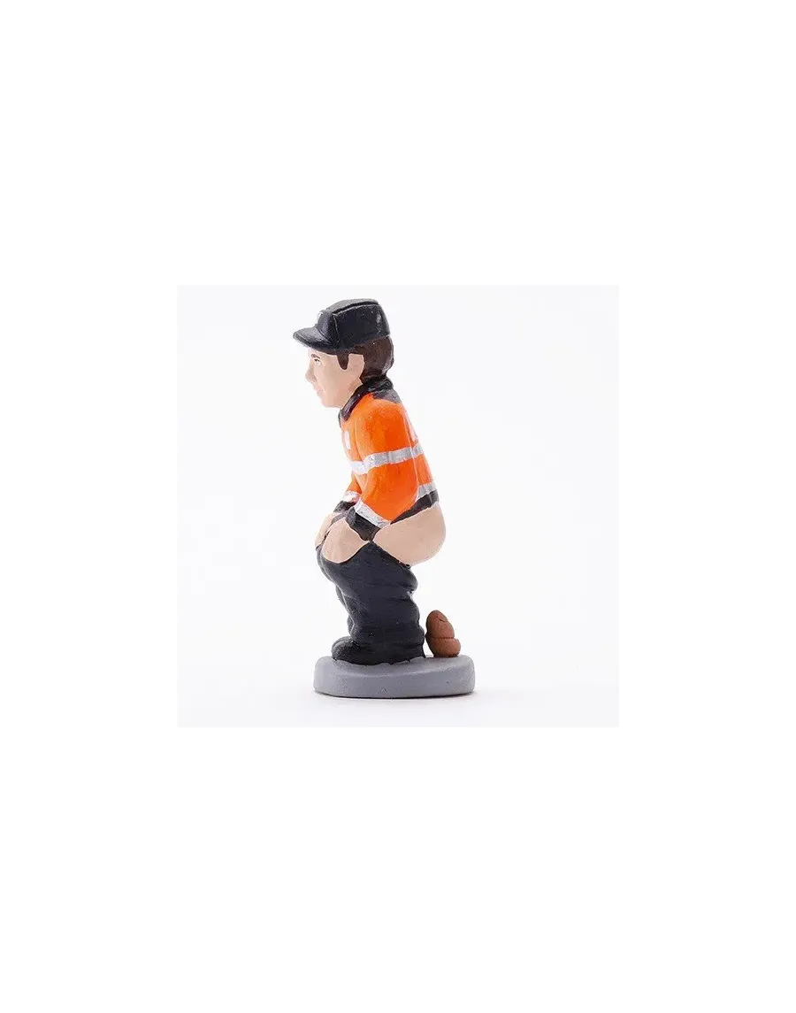 Figurine de Caganer Agent Civique de Haute Qualité. Achetez Maintenant