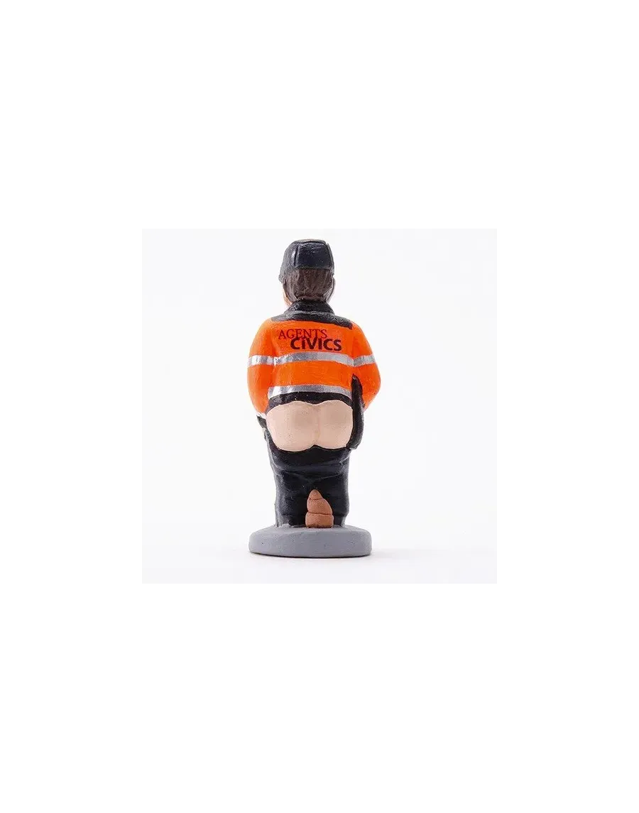 Figurine de Caganer Agent Civique de Haute Qualité. Achetez Maintenant