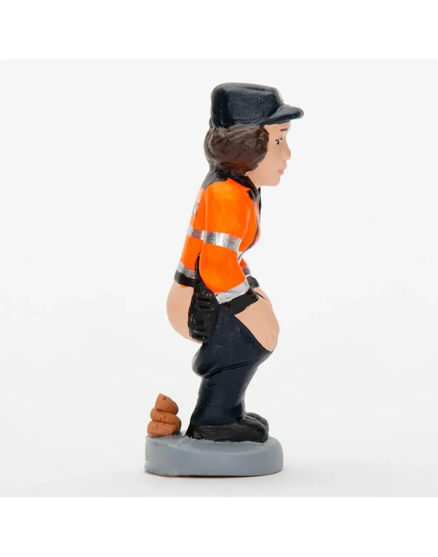 Figurine de Caganer Agent Civique de Haute Qualité. Achetez Maintenant