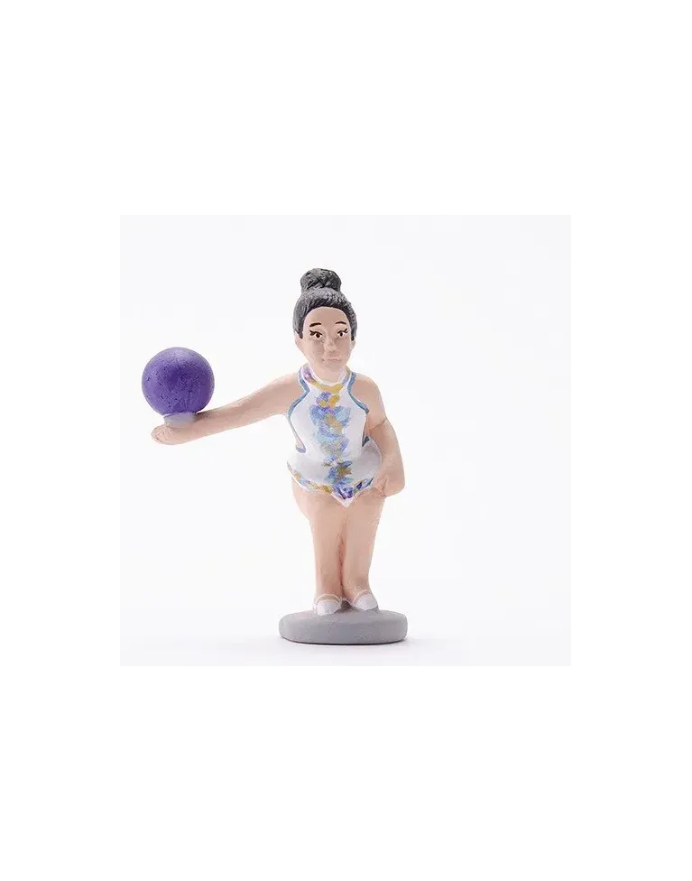 High-Quality Rhythmic Gymnast with Ball Caganer Figure - Buy Now