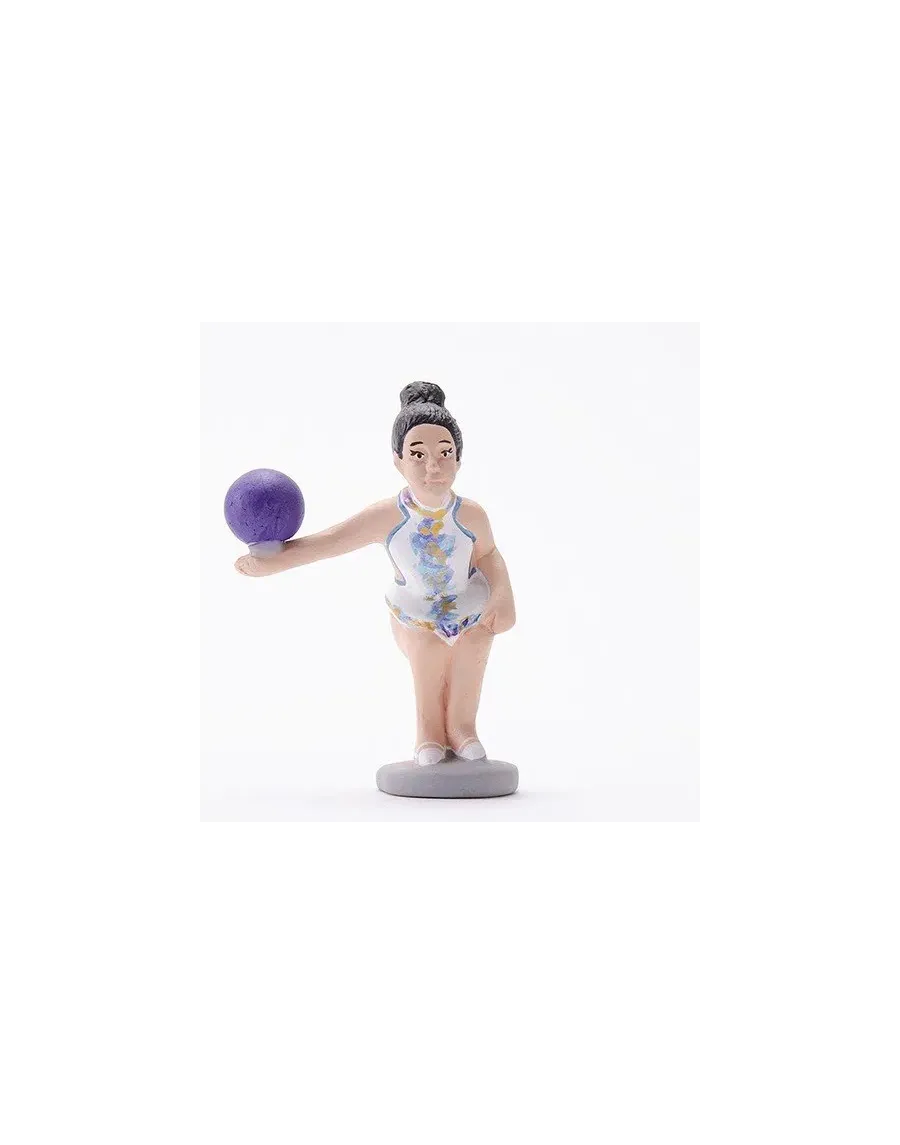 High-Quality Rhythmic Gymnast with Ball Caganer Figure - Buy Now