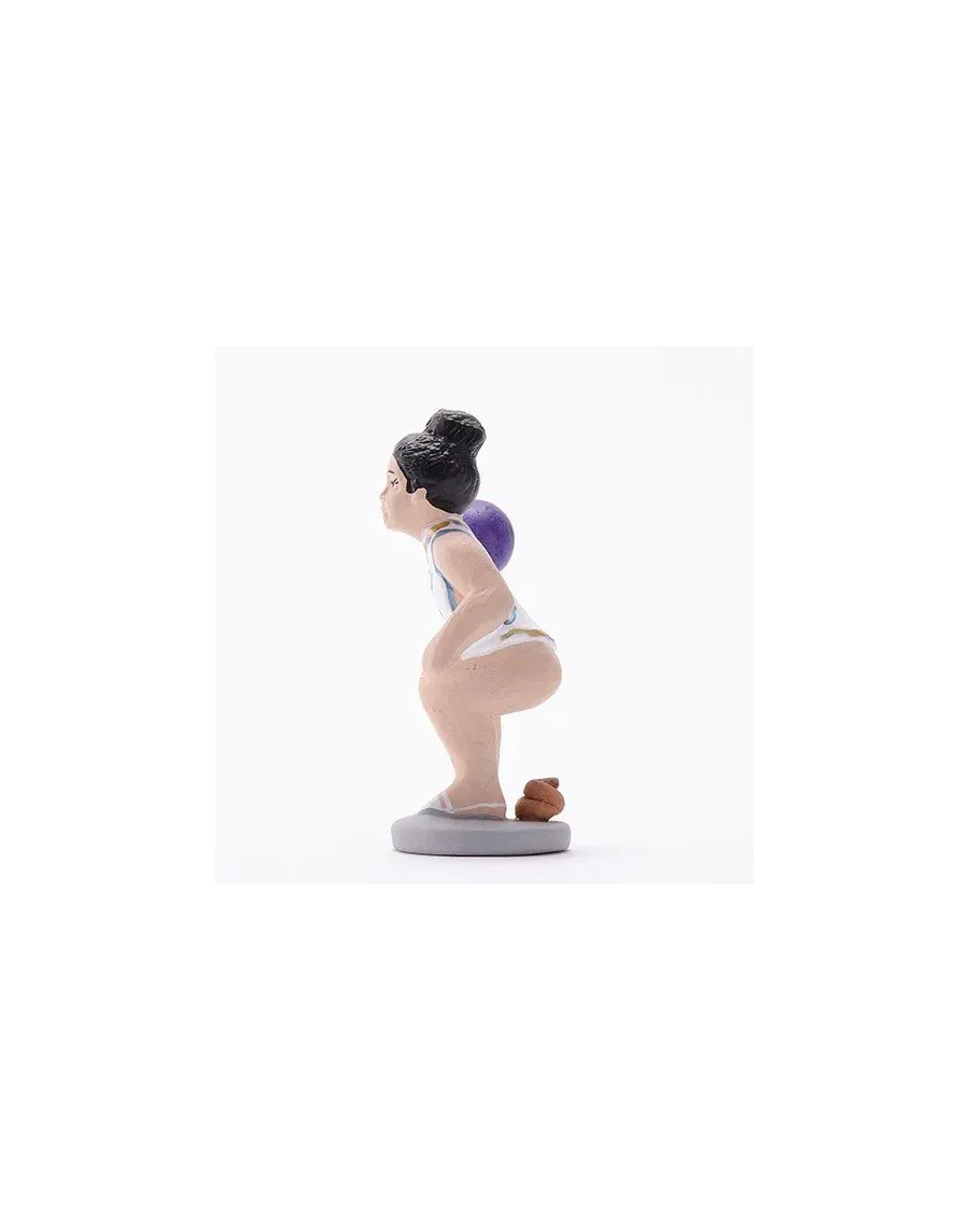 High-Quality Rhythmic Gymnast with Ball Caganer Figure - Buy Now