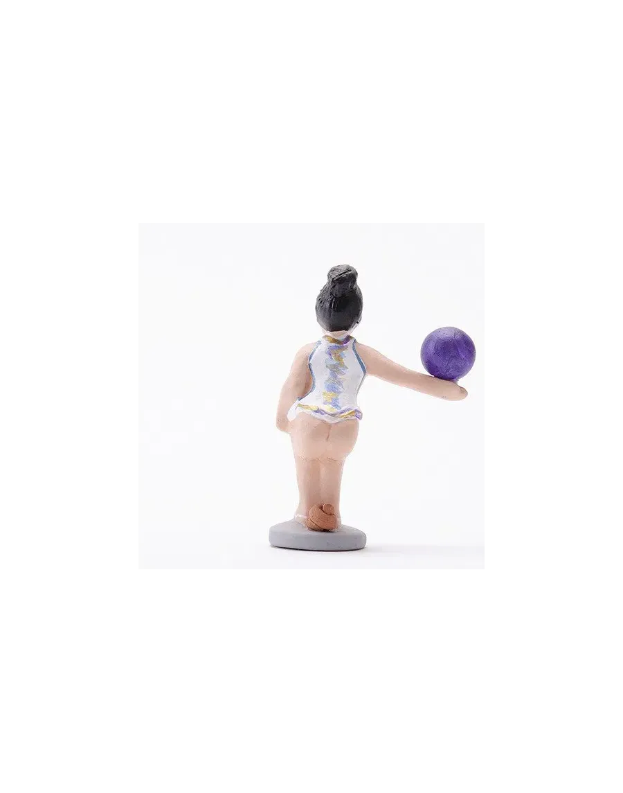 High-Quality Rhythmic Gymnast with Ball Caganer Figure - Buy Now