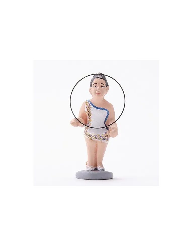 High-Quality Rhythmic Gymnastics Hoop Caganer Figure - Buy Now