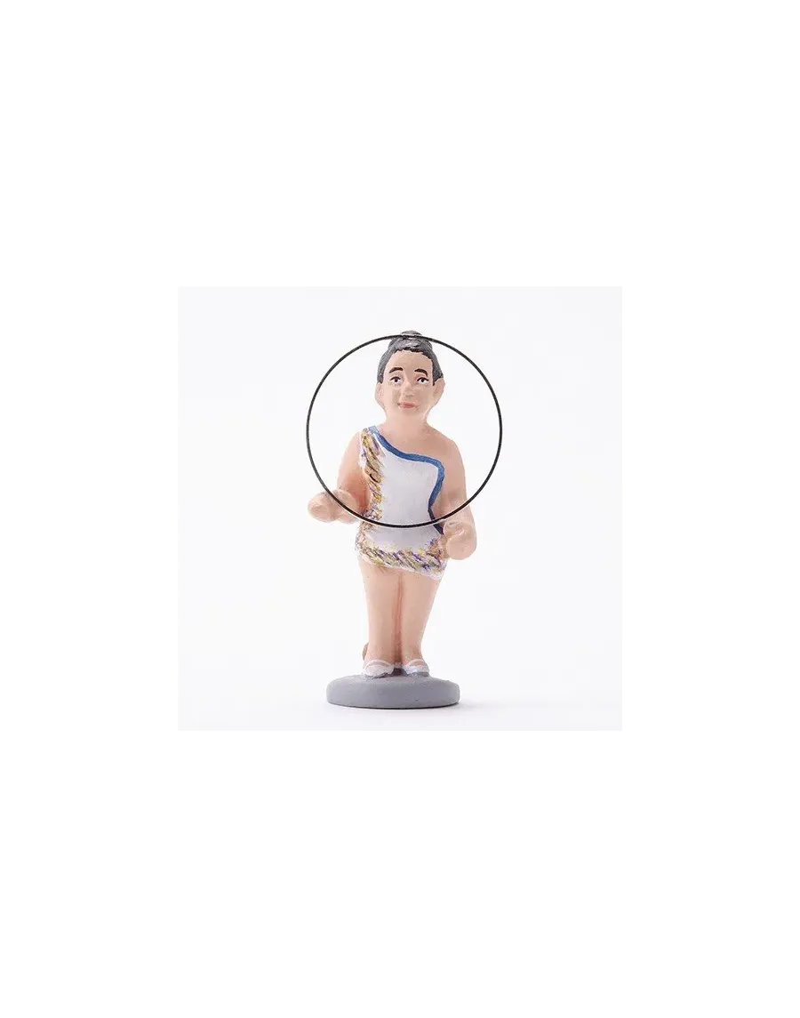 High-Quality Rhythmic Gymnastics Hoop Caganer Figure - Buy Now