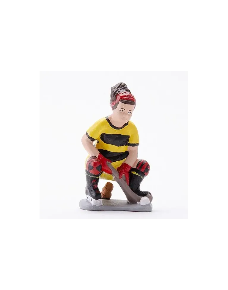 High-Quality Roller Hockey Caganer Figure - Buy Now