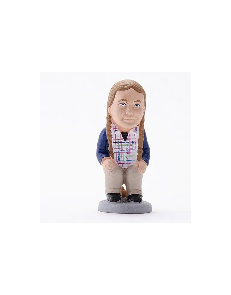 Figura de Caganer Greta Thunberg de Alta Calidad - Compra Ahora