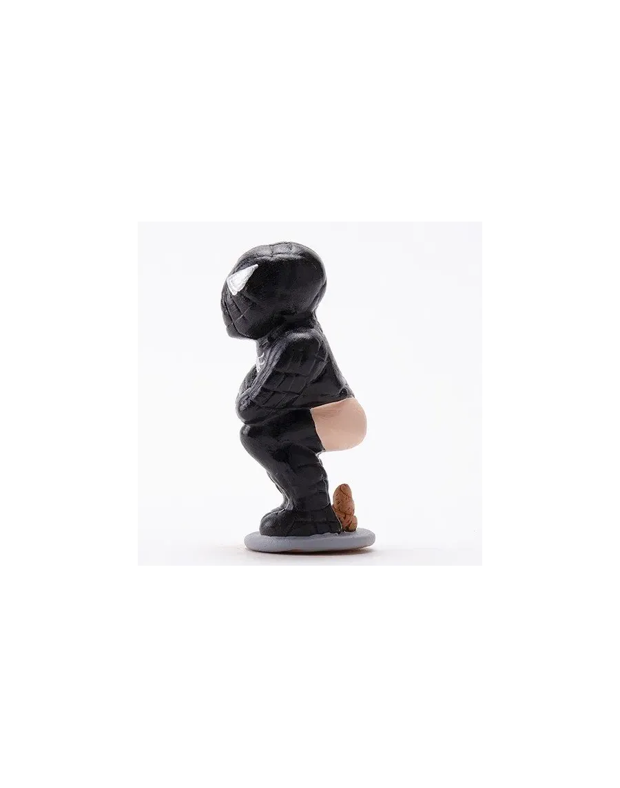 High-Quality Caganer Spiderman Black Figure - Shop Now