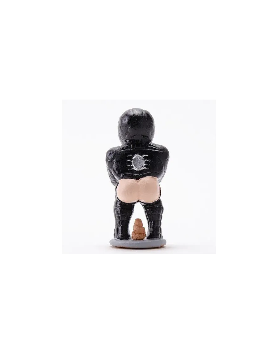 High-Quality Caganer Spiderman Black Figure - Shop Now