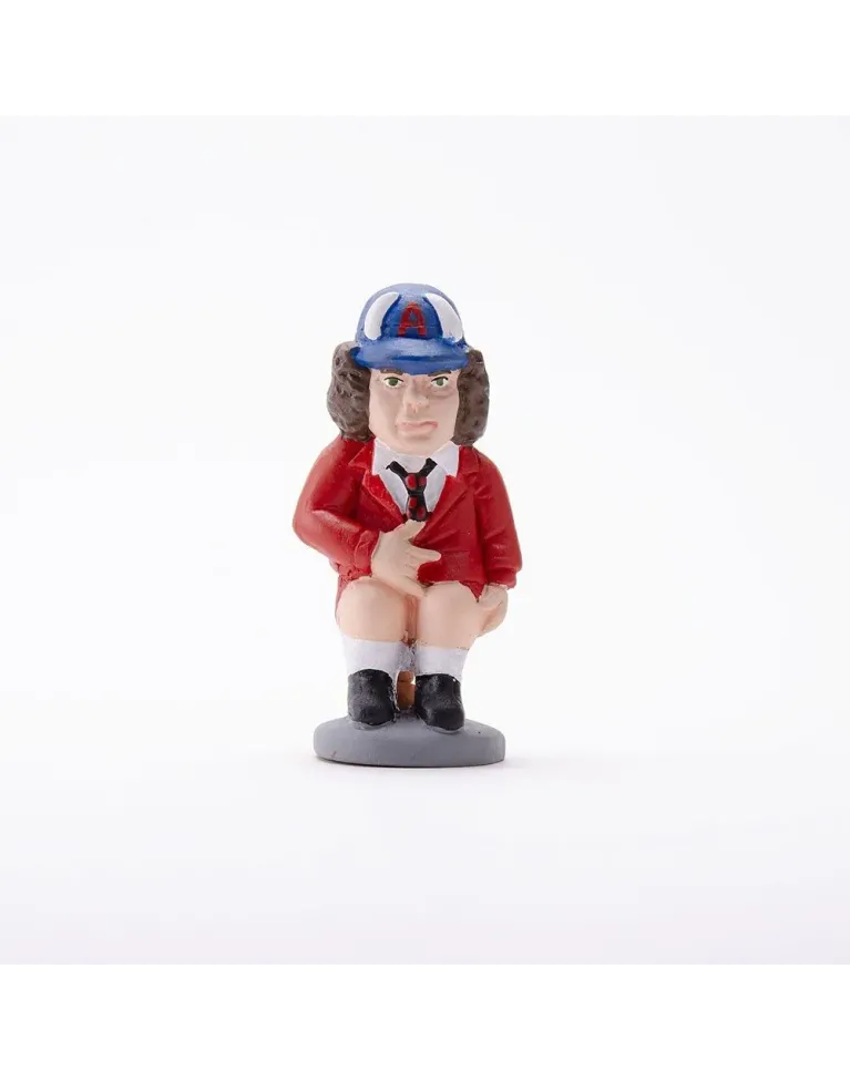 Figura de Caganer Angus Young ACDC de Alta Calidad - Compra Ahora