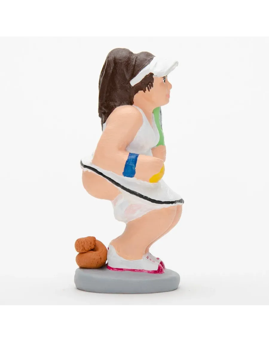 Figurine Caganer Joueuse de Tennis de Haute Qualité - Achetez Maintenant