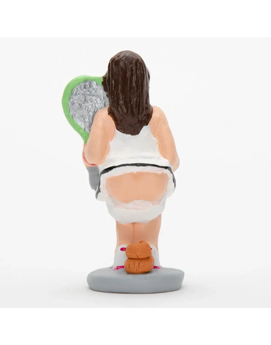 Figurine Caganer Joueuse de Tennis de Haute Qualité - Achetez Maintenant