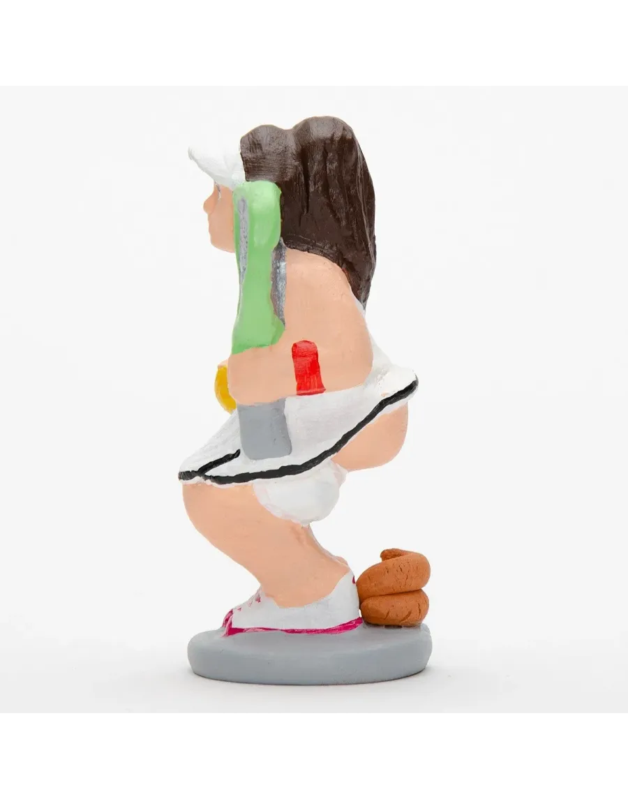 Figurine Caganer Joueuse de Tennis de Haute Qualité - Achetez Maintenant