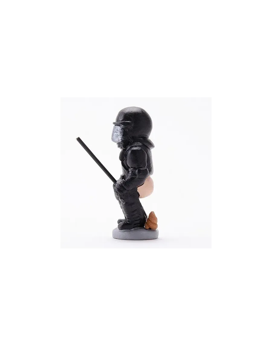 High-Quality Riot Police Caganer Figure - Buy Now