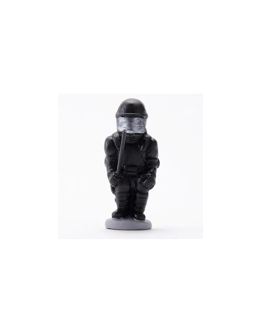 High-Quality Riot Police Caganer Figure - Buy Now