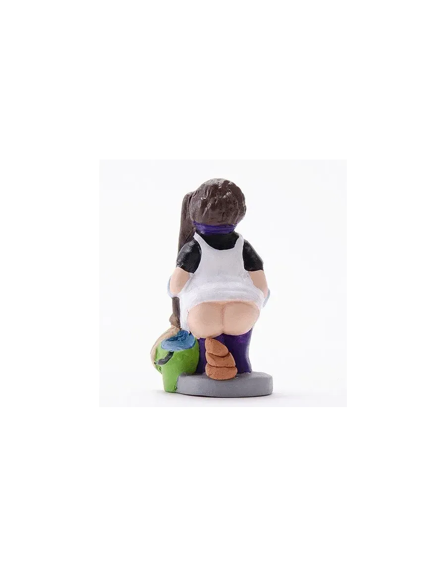 Figura de Caganer Dona de la Neteja d'Alta Qualitat - Compra Ara