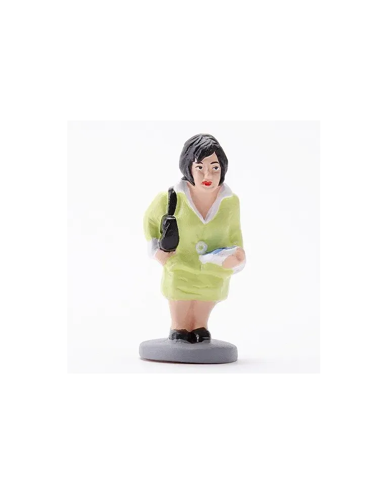 High-Quality Businesswoman Caganer Figure - Buy Now