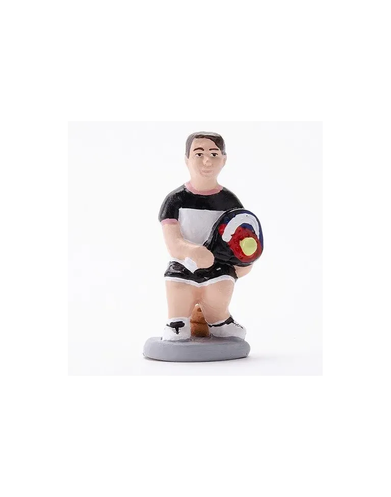 High-Quality Pádel Player Caganer Figure - Buy Now