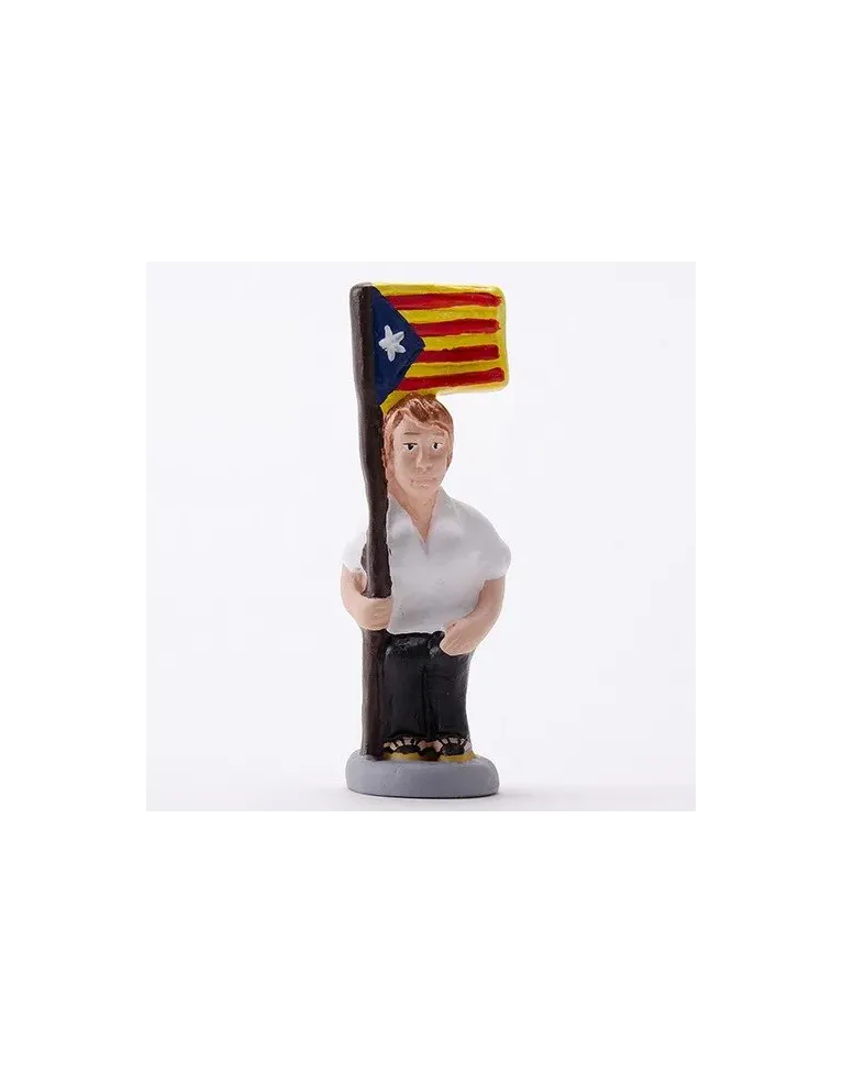 Figura de Caganer Noia con Estelada de Alta Calidad - Compra Ahora