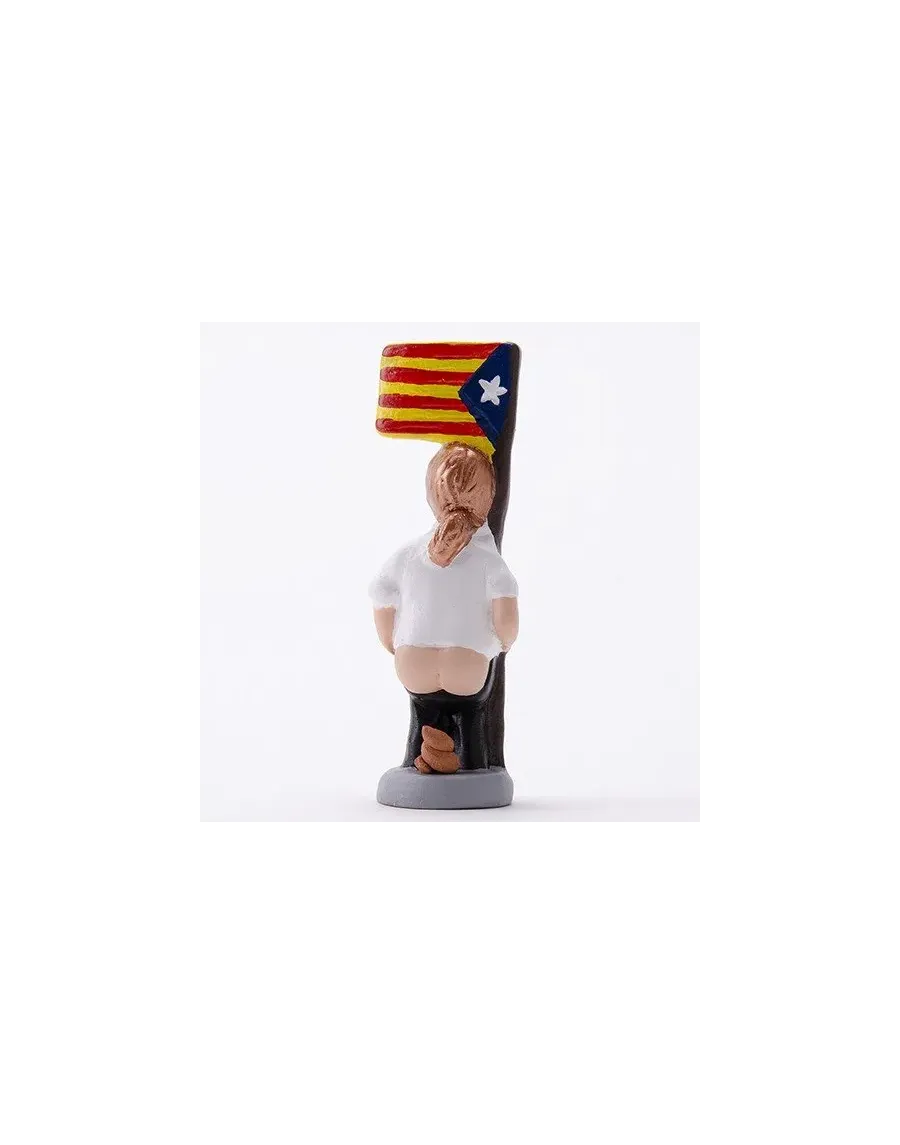 Figura de Caganer Noia con Estelada de Alta Calidad - Compra Ahora