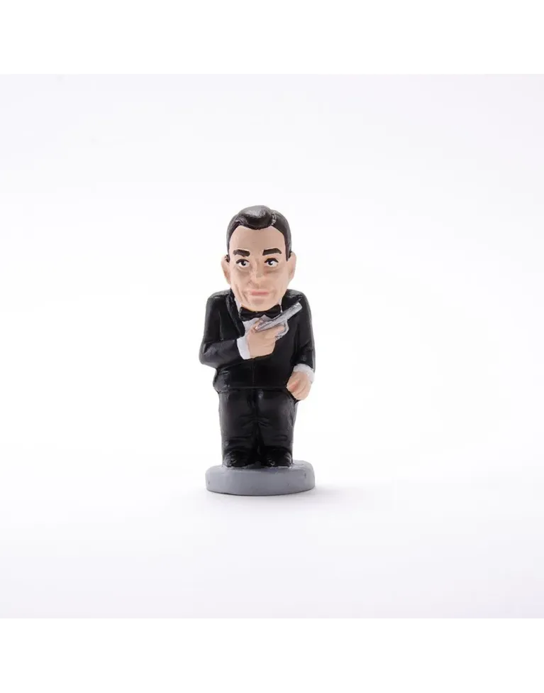 Figura de Caganer James Bond de Alta Calidad - Compra Ahora