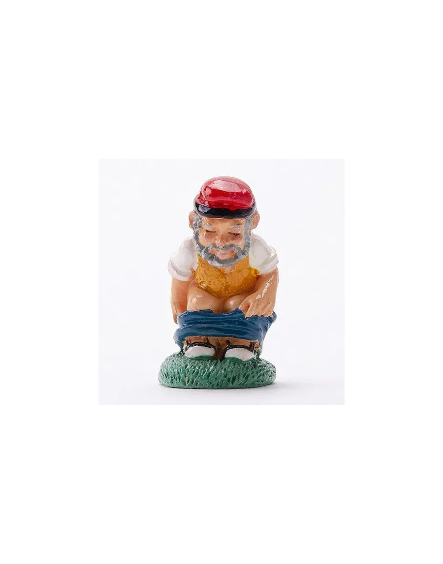 High-Quality Resin Grandfather Caganer Figure - Buy Now