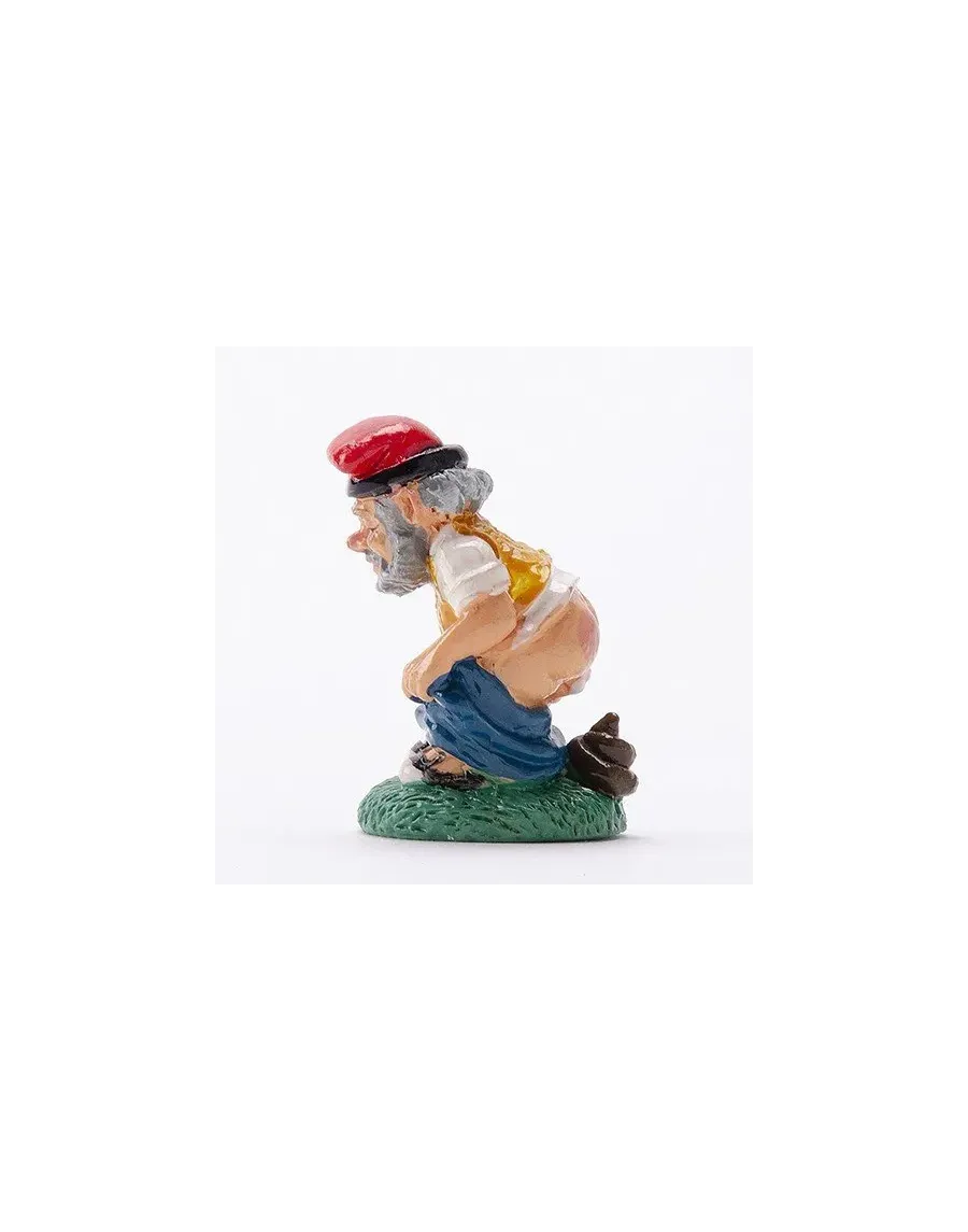 High-Quality Resin Grandfather Caganer Figure - Buy Now