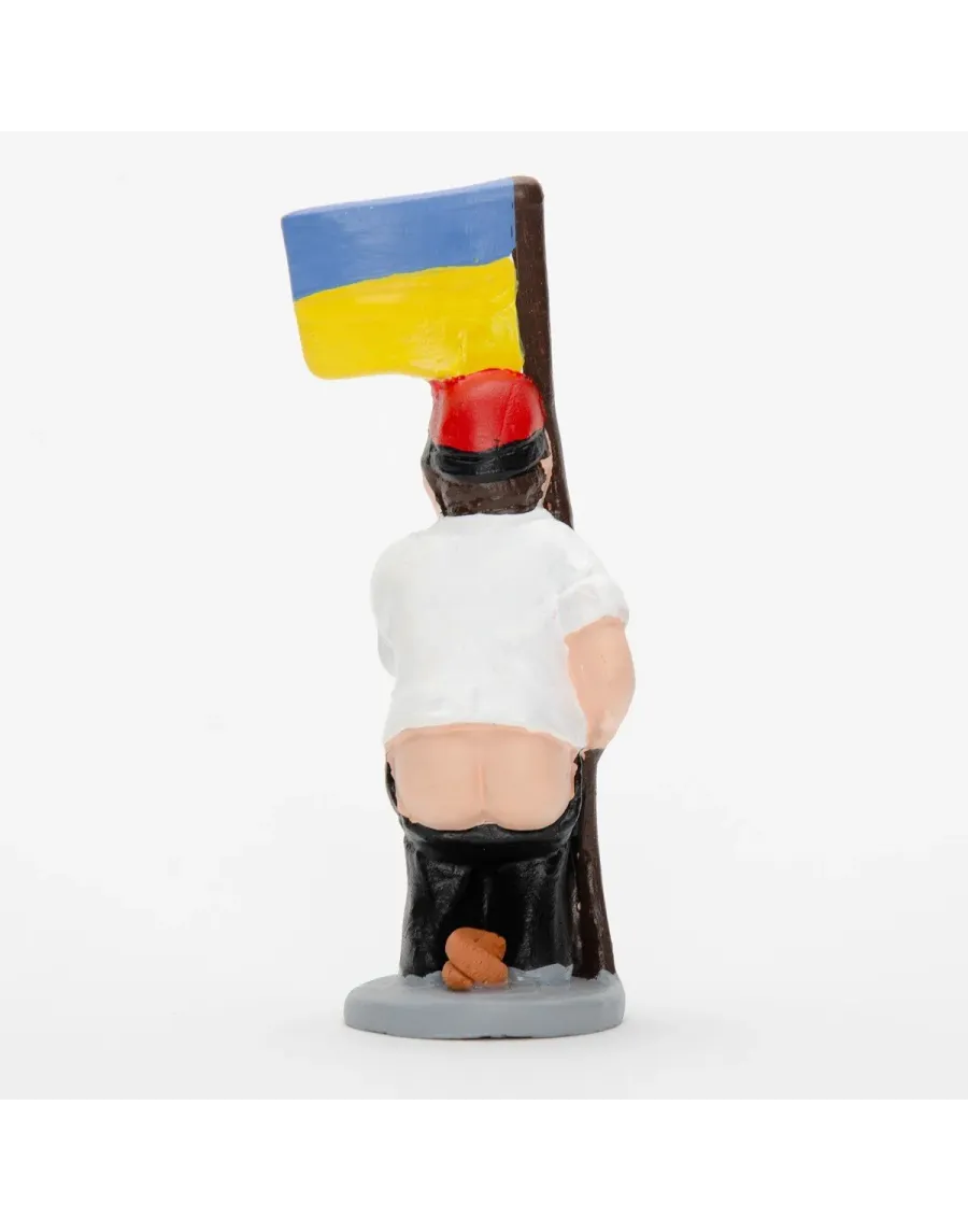 Figura de Caganer Bandera Ucraniana de Alta Calidad - Compra Ahora