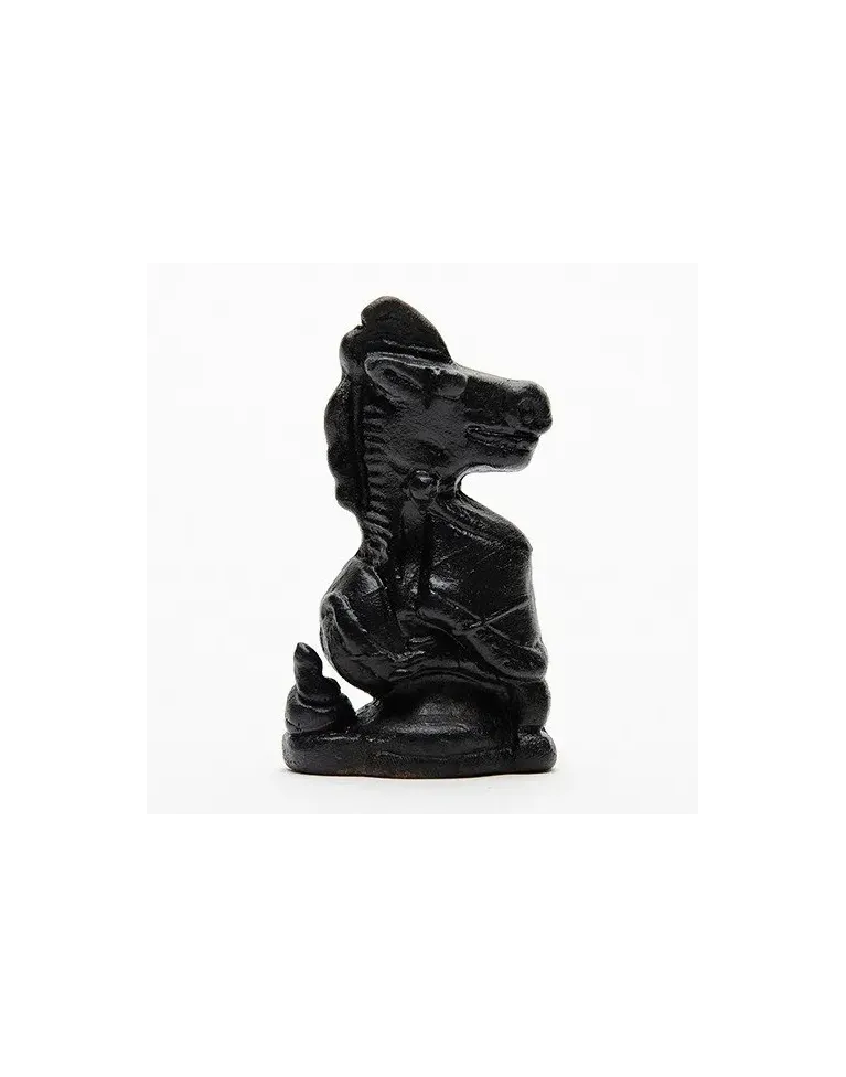 Figura de Caganer Caballo Negro Ajedrez de Alta Calidad - Compra Ahora