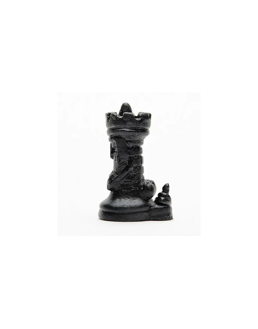 Figurine de Caganer Tour Noire d'Échecs de Haute Qualité - Achetez