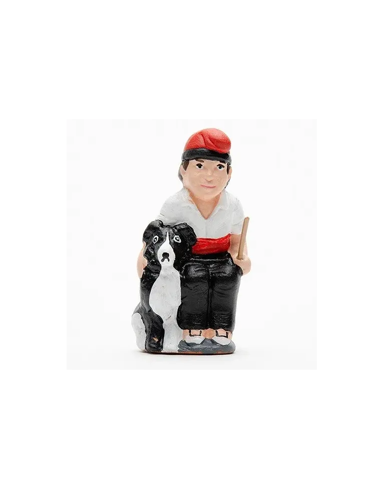 Figura de Caganer Català amb Gos d'Alta Qualitat - Compra Ara