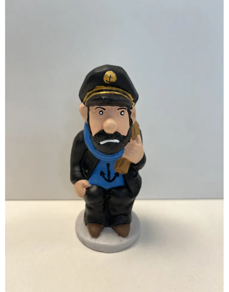 Figura de Caganer Capitán Haddock de Alta Calidad - ¡Compra Ahora!