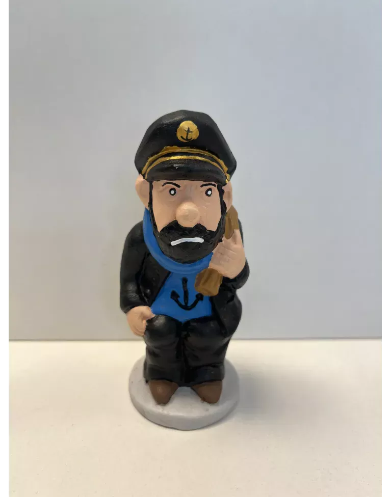 Figurine de Caganer Capitaine Haddock de Haute Qualité - Achetez Maintenant !