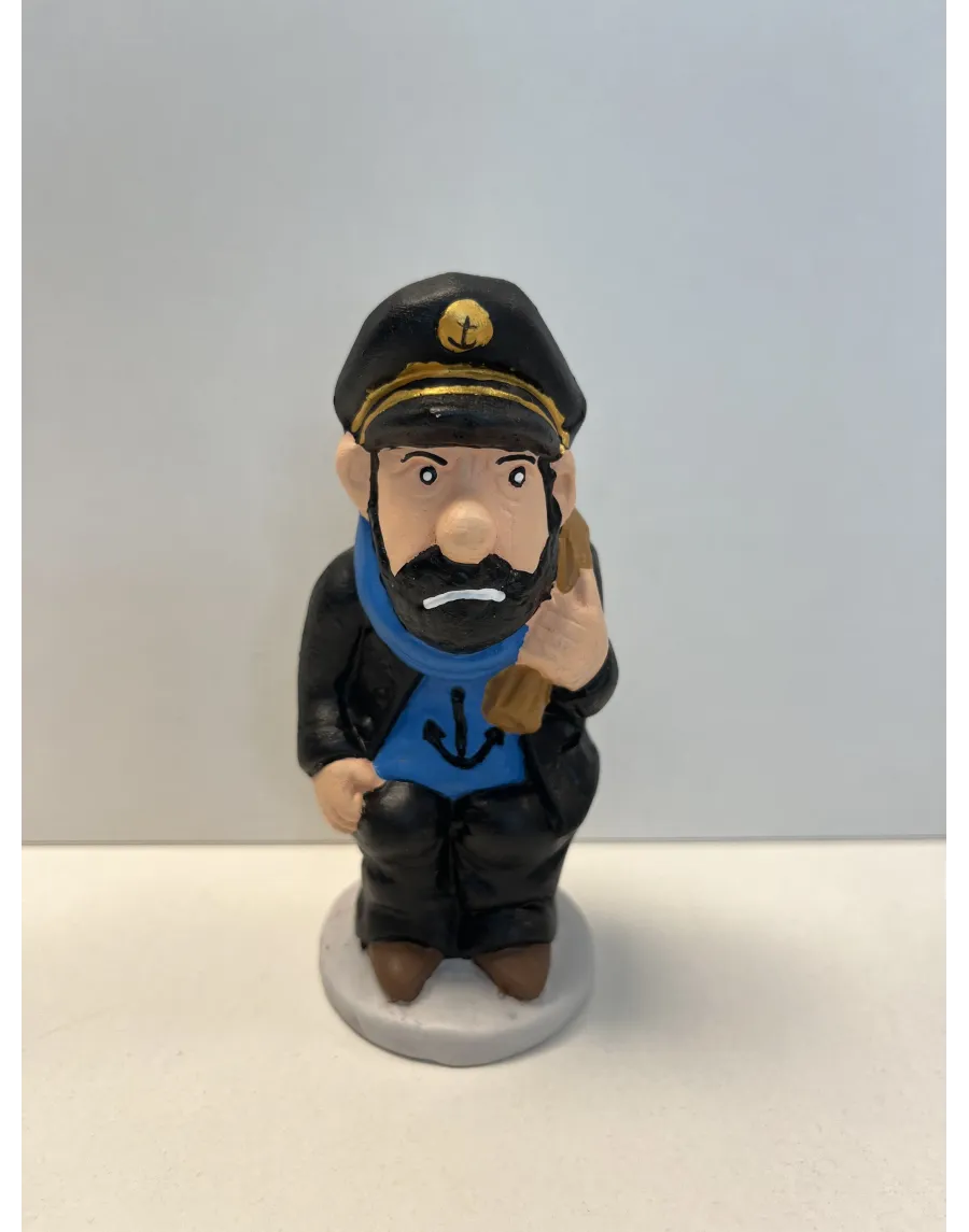 Figura de Caganer Capitán Haddock de Alta Calidad - ¡Compra Ahora!