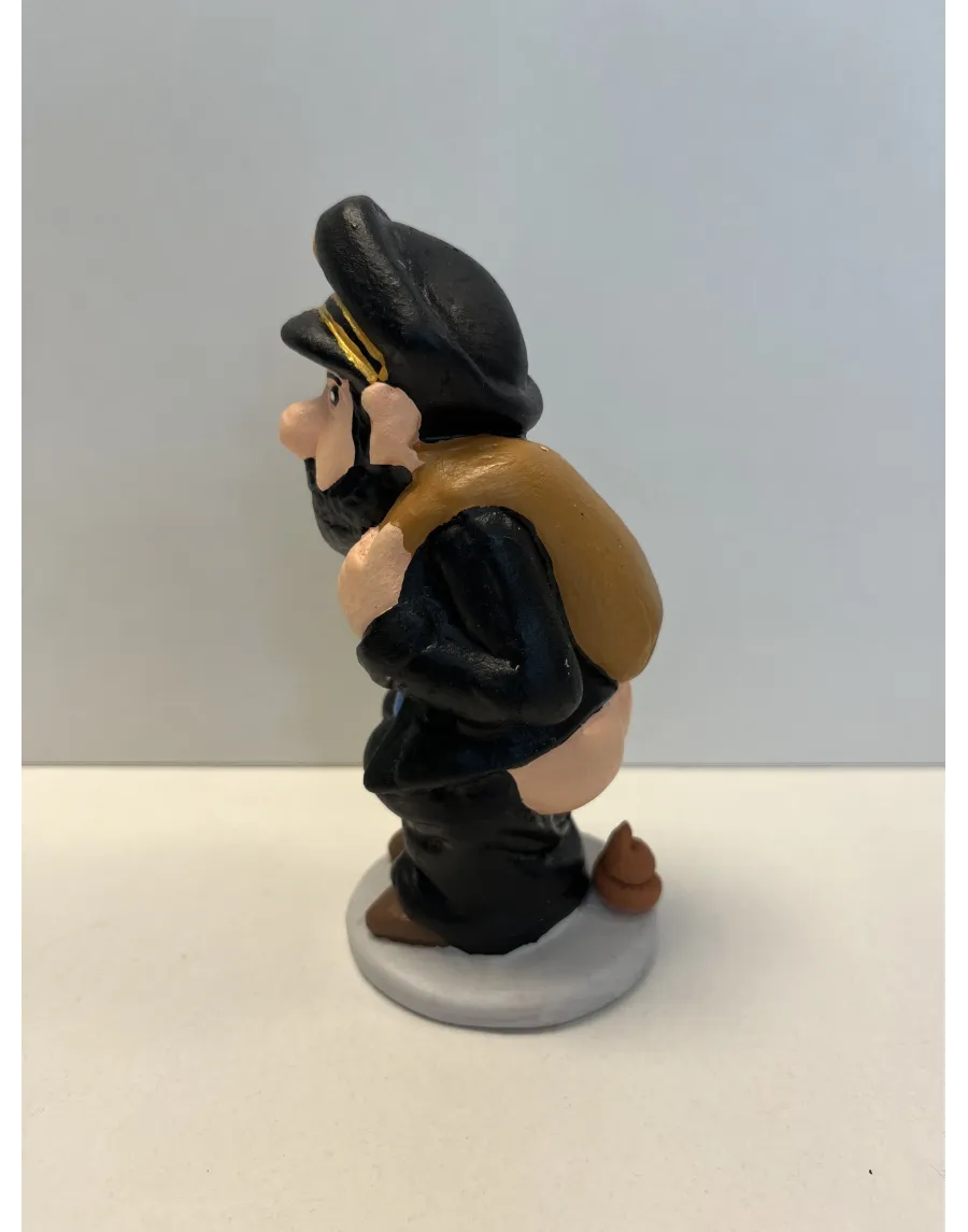 Figura de Caganer Capitán Haddock de Alta Calidad - ¡Compra Ahora!