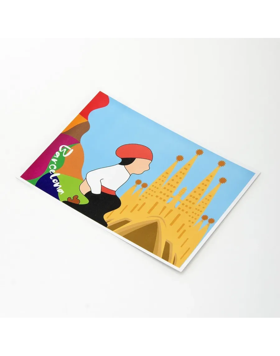 La Postal del Caganer Sagrada Familia de Alta Calidad - Compra Ahora