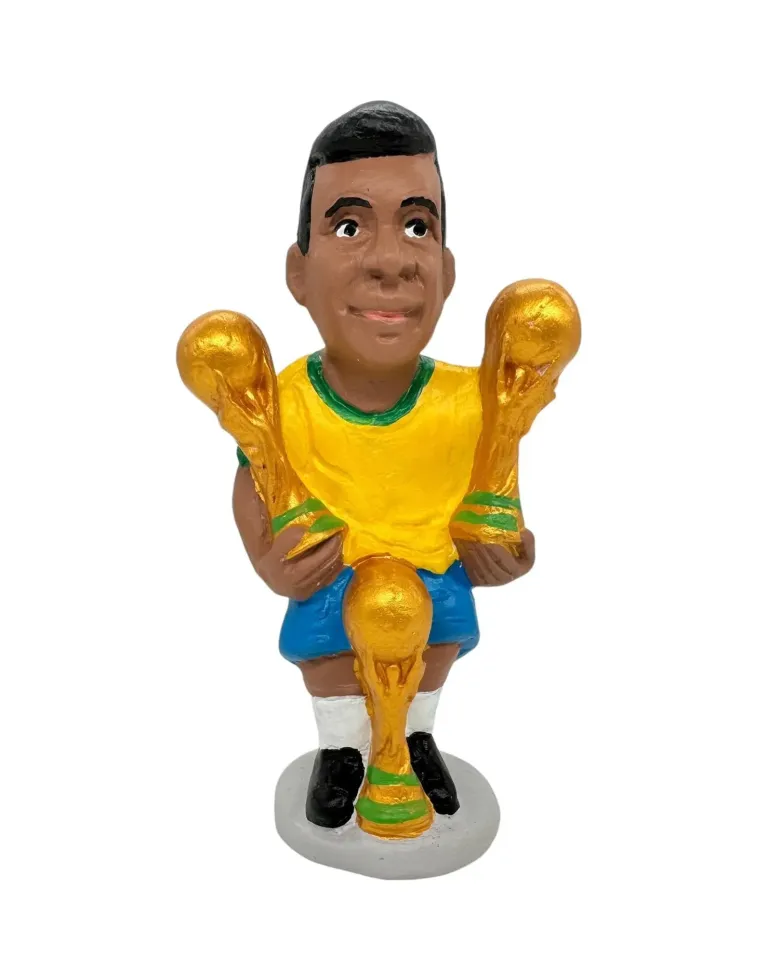 Figura de Caganer Pelé de Alta Calidad - Compra Ahora