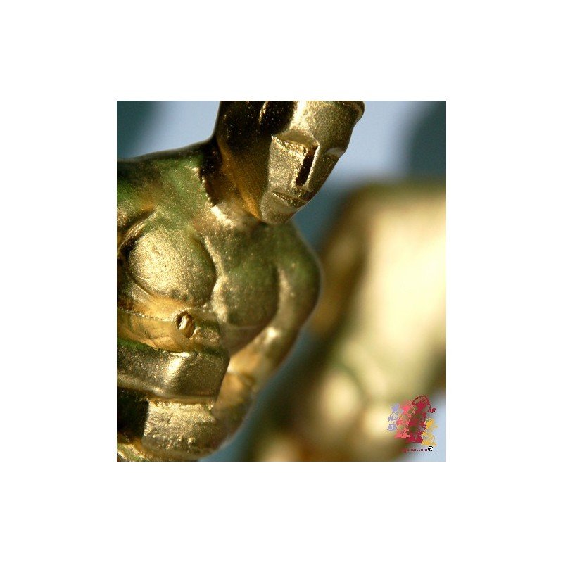 Caganer Goldene statue