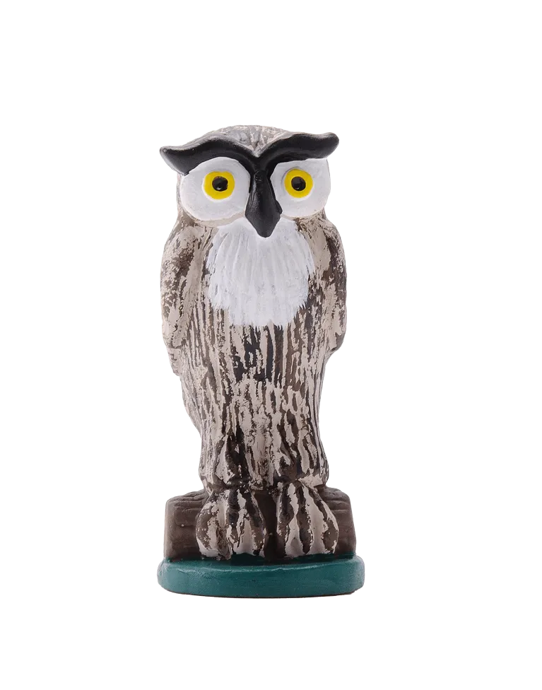 High-Quality Owl Caganer Figure - Buy Now