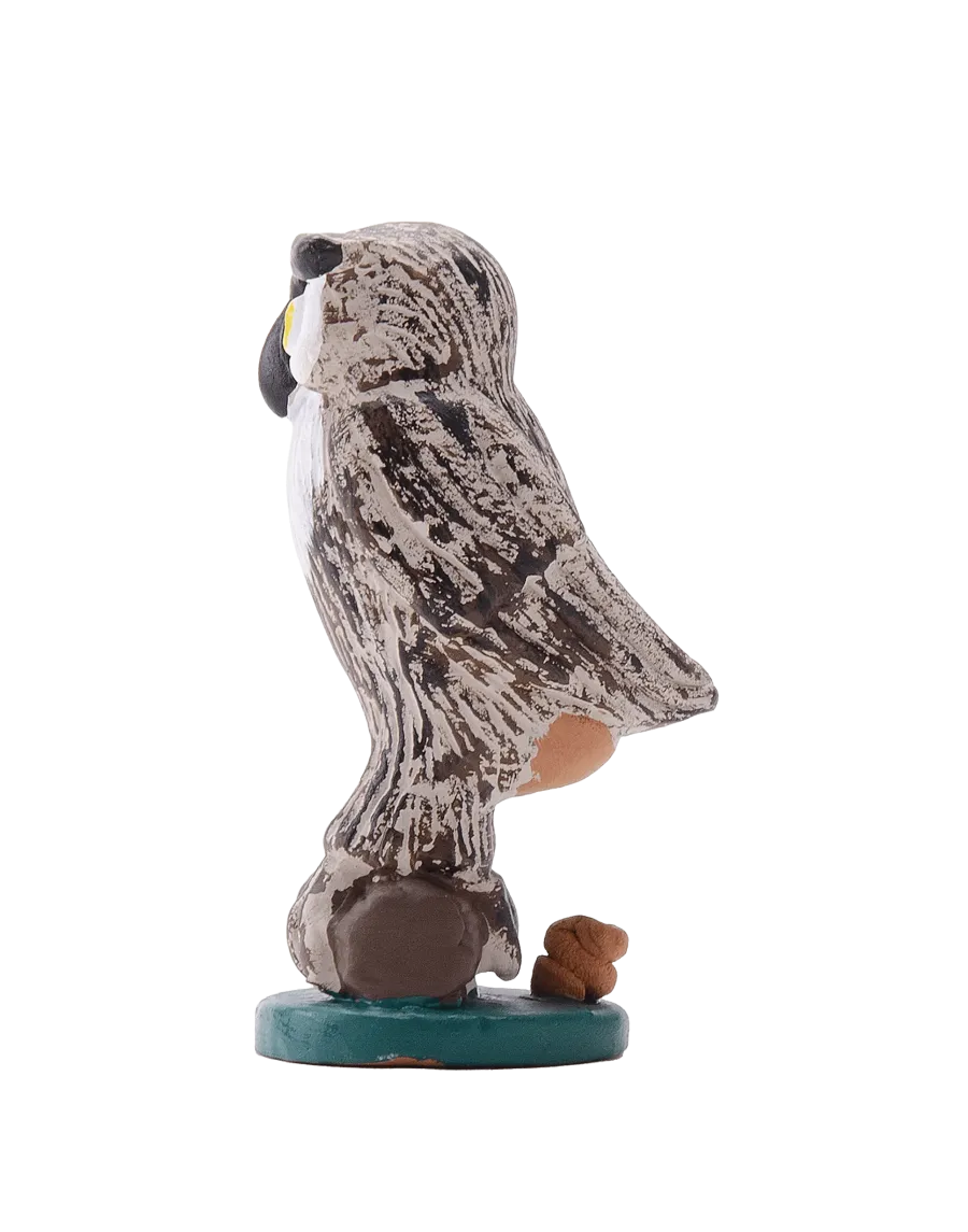 High-Quality Owl Caganer Figure - Buy Now