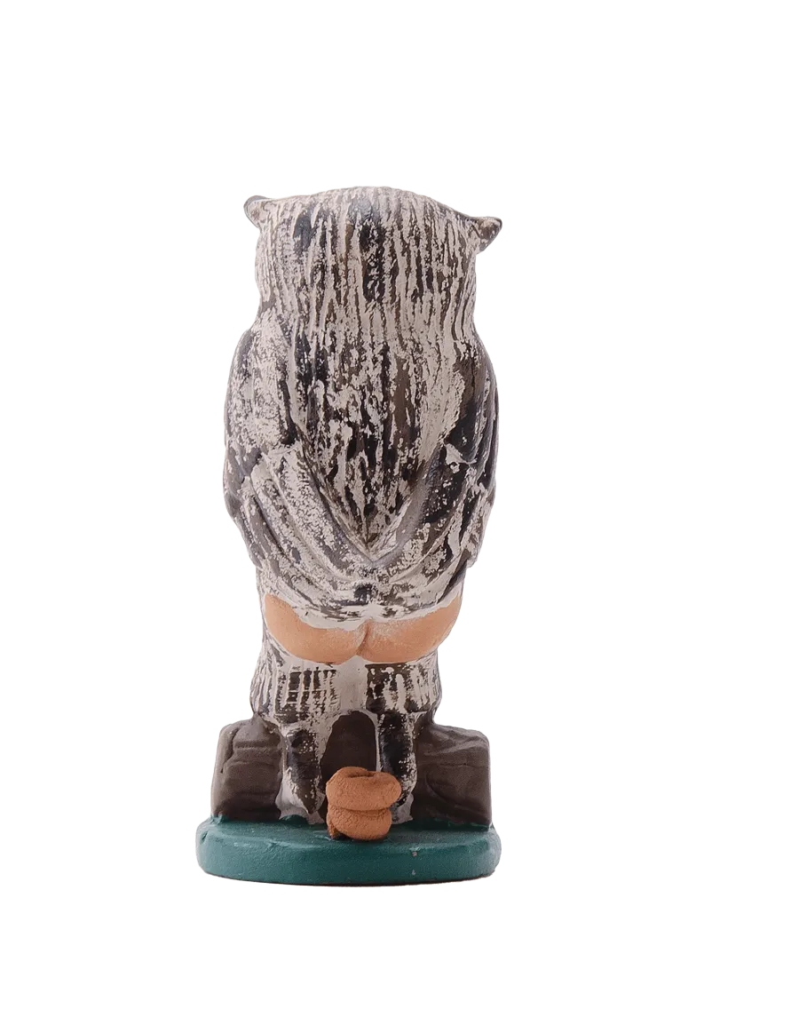 Figura de Caganer Mussol d'Alta Qualitat - Compra Ara