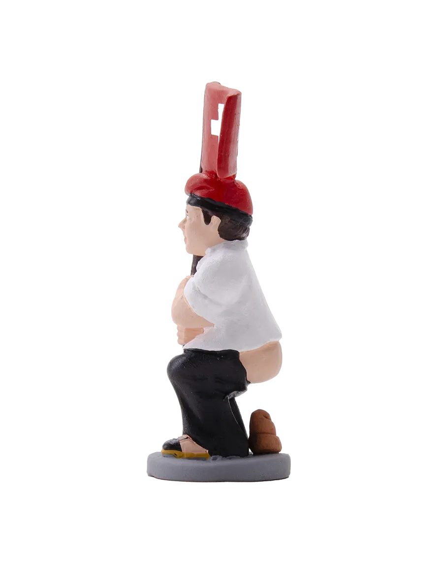 High-Quality Swiss Flag Caganer Figure - Buy Now