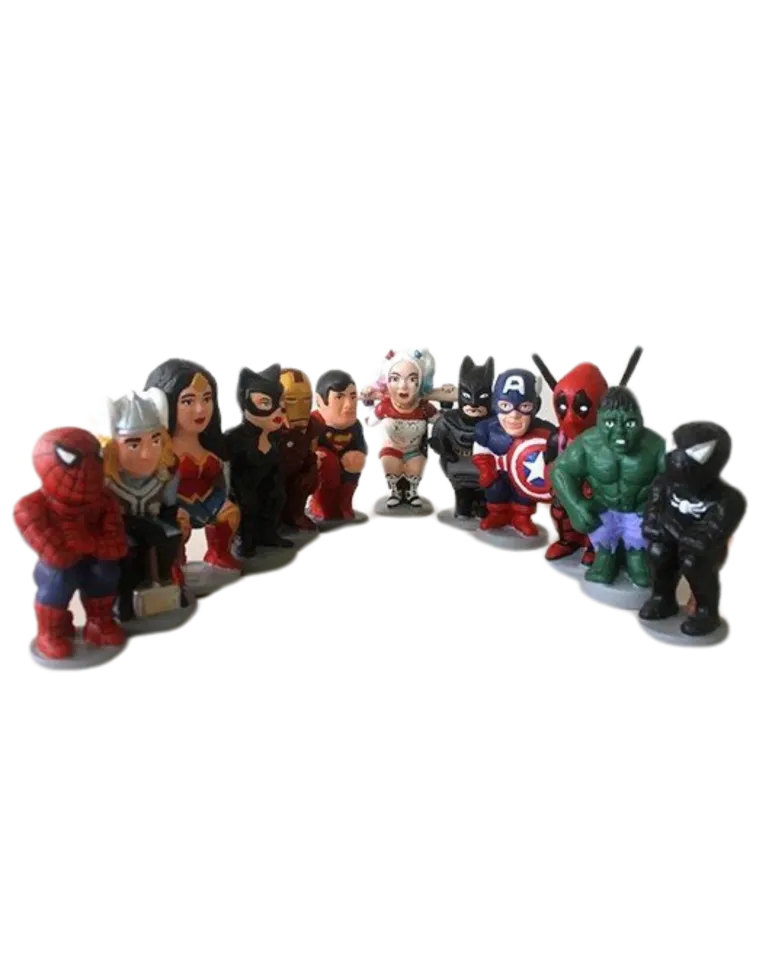 Pack Caganer Superherois