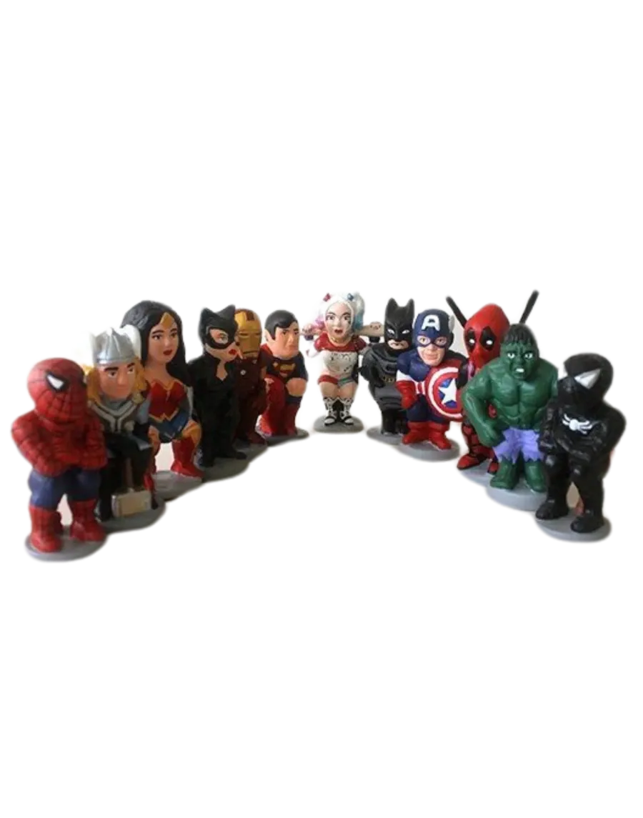 Pack Caganer Superherois