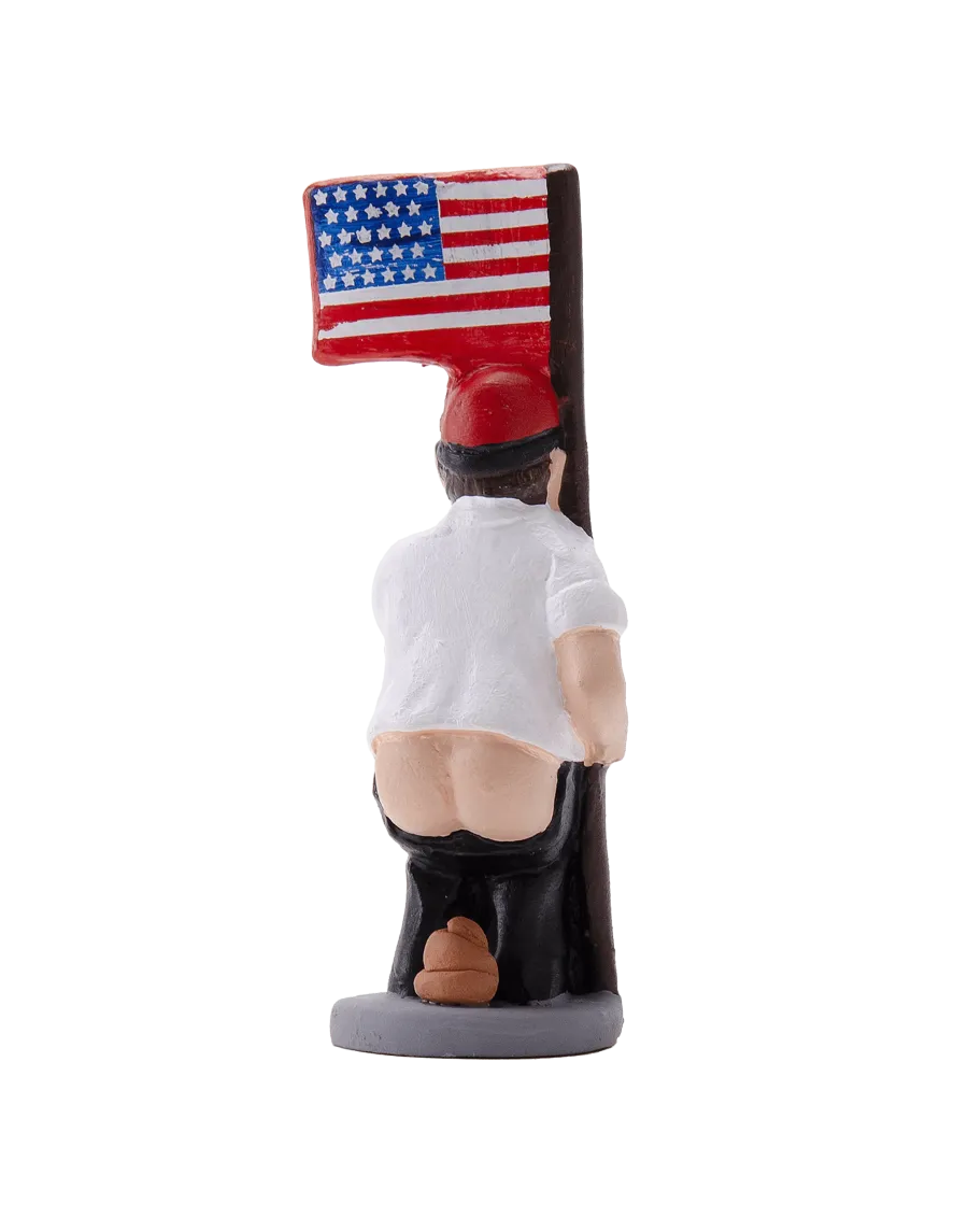 Figura de Caganer Bandera Estadounidense de Alta Calidad - Compra Ahora