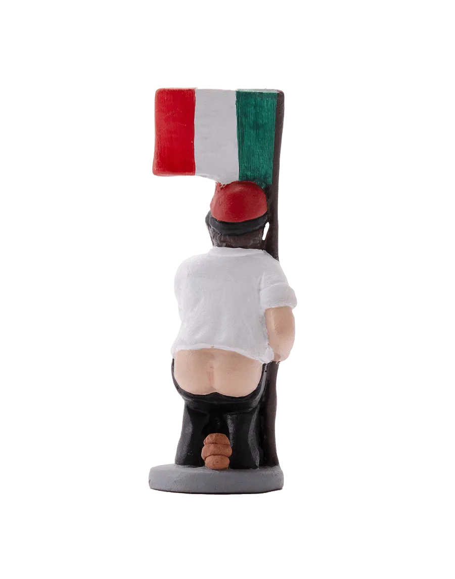 Figura de Caganer Bandera Italiana de Alta Calidad - Compra Ahora