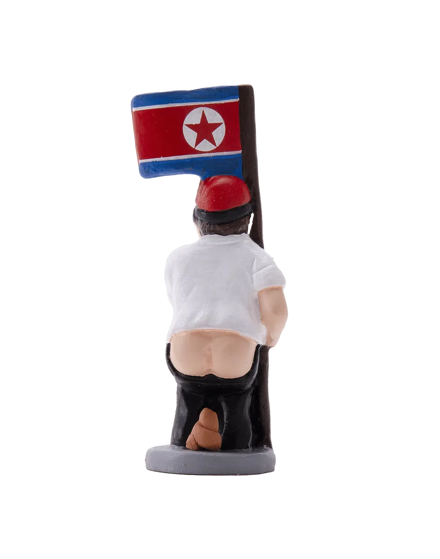 Figura de Caganer Bandera Corea del Nord d'Alta Qualitat - Compra Ara