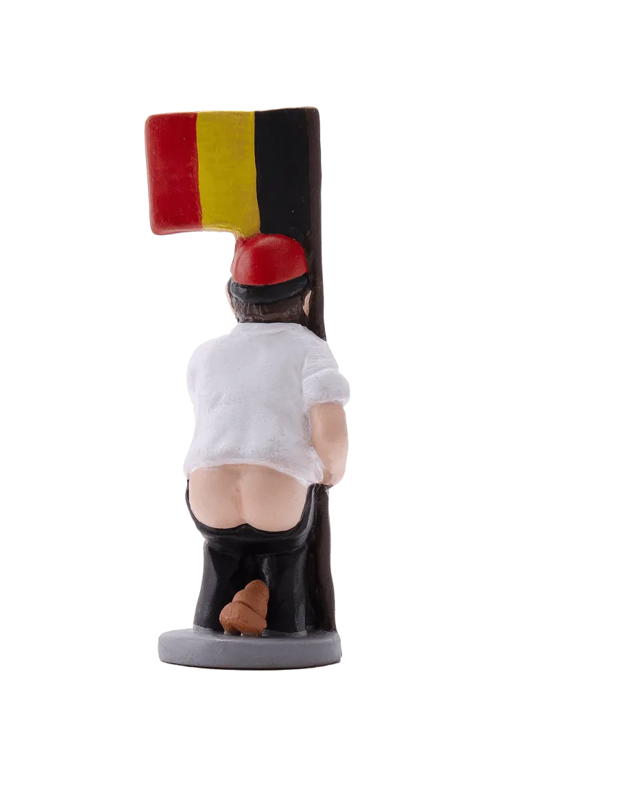 Figura de Caganer Bandera Bélgica de Alta Calidad - Compra Ahora